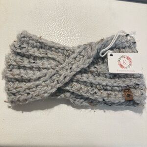 𝅺KREATIONS BY KALA Chunky Knit Head Ear Warmer  Headband Twist Design NWT